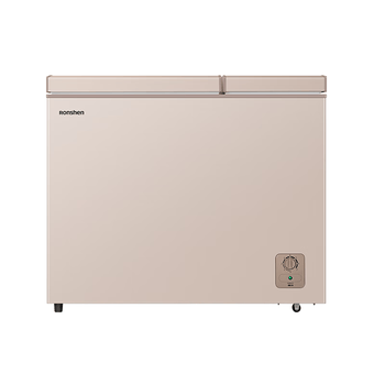 容声（Ronshen）210L双温家用冰柜小型冷柜一级能效节能冷藏冷冻两用抗菌卧式冰箱BCD-210MSA