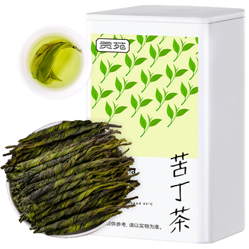 贡苑 花草茶 特优级苦丁茶100克/罐 青山绿水 精选大叶好货花草养生茶