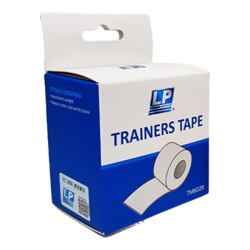 LP白贴布运动胶布绷带锯齿易撕自粘关节肌肉脚踝小腿手臂38mm*13.7m