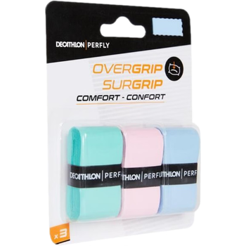 迪卡侬羽毛球运动吸汗舒适吸汗带3条装3只装PERFLY绿色-4001559