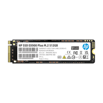 惠普(HP) 512G SSD固态硬盘 M.2接口(NVMe协议) EX900Plus系列(电竞升级版)