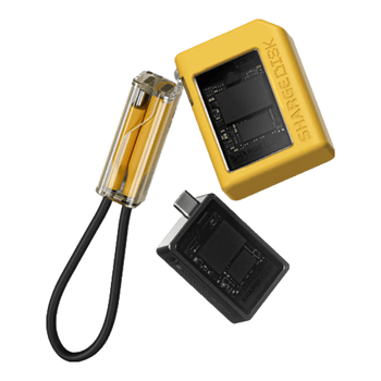 SHARGE闪极闪盘M.2 nvme固态硬盘盒高速10G传输SSD移动硬盘盒m2自带C口延长线2230外置盒子