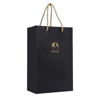 特美刻（TOMIC）保温杯玻璃杯高档黑色烫金礼袋 赠品单拍无效PJ17286黑色