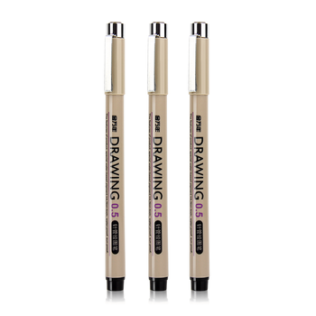 金万年黑色针管笔勾线笔中性笔签字笔绘图笔水笔(8支套装)G-0950T