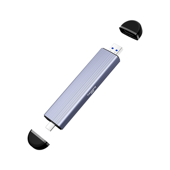 梵想（FANXIANG）M.2 NVMe/SATA双协议移动硬盘盒 Type-C/USB3.2双接口固态SSD笔记本电脑直插式硬盘盒 MD80