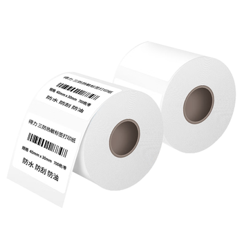 得力（deli）40*30mm 700张*20卷 白令海经济型三防热敏标签纸 条码打印纸 ZG150【适配3寸标签机720C等】