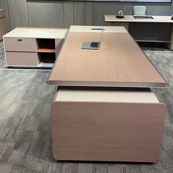 圣玛世家轻奢老板桌简约高端董事长办公室大气大班台经理总裁桌带灯 圣玛世家轻奢老板桌简约高端董事长办公室大气大班台经理总裁桌带灯