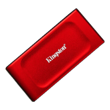 金士顿（Kingston）2TB USB3.2 Gen 2 移动固态硬盘（PSSD）XS1000 传输速度1050MB/s 轻巧时尚 电脑外接 手机直连 红