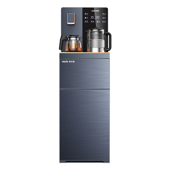 奥克斯（AUX）全新升级加高款电热水壶底部出水防尘防飞溅触控双显制冷款茶吧机YCY-0.75-55
