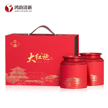 鸿韵清新乌龙茶武夷岩茶大红袍 特级茶叶端午父亲节送礼物礼盒装300g