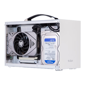 超频三(PCCOOLER)蜂鸟1 I100CW PRO 白色 mini ITX机箱（Type-C接口/支持SFX电源/17*17以内主板）