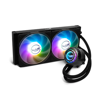 瓦尔基里(VALKYRIE）C280-RGB  VK 一体式CPU水冷散热器 支持LGA1700 AM5  ARGB光效 金属扣具