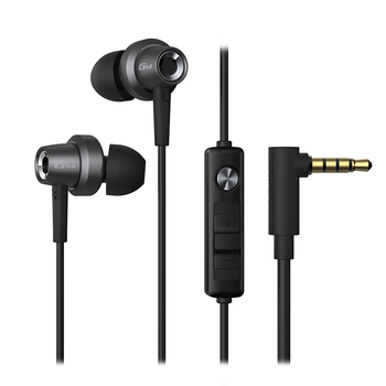 漫步者（EDIFIER）HECATE GM260入耳式3.5mm有线小耳塞 直播K歌音乐耳麦 电脑手机线控带麦电竞游戏吃鸡耳机 黑色