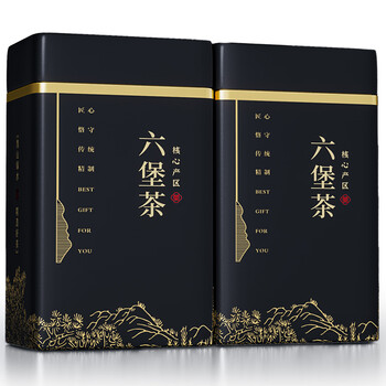 陈一凡广西六堡茶 茶叶黑茶梧州六堡茶黑茶盒装送人送礼250g