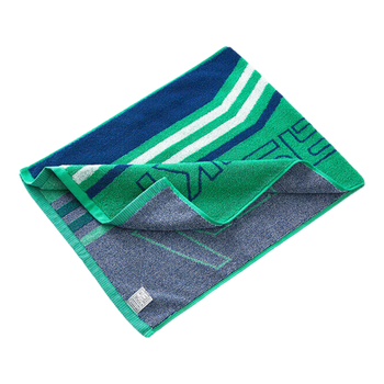 川崎（KAWASAKI）羽毛球运动毛巾网球健身房跑步乒乓球吸汗擦汗纯棉舒适浴巾KTW-987青绿100CM*40CM 