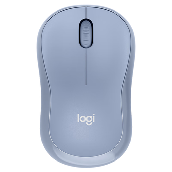 罗技（Logitech）M221 轻音鼠标 无线鼠标 办公鼠标 对称鼠标 带无线微型接收器 雾霭蓝