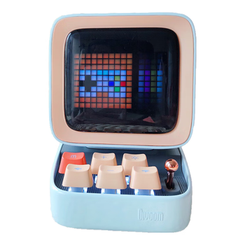 Divoom点音像素音箱无线蓝牙复古小音箱电脑桌面音响动态歌词科技感电竞桌搭摆件男女生创意生日礼物