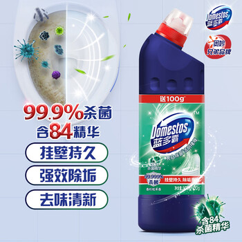 DOMESTOS 洁厕灵 香杉松木香 500g+100g杀菌洁厕啫喱 马桶清洁剂 去异味 
