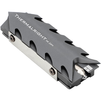 Thermalright(利民)  TL-M.2 2280 pro固态散热器全铝散热片阳极喷砂工艺带8mm 热管 2280规格 双层硅胶片