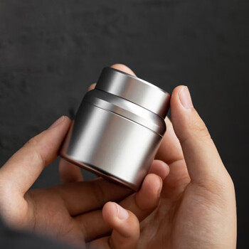 逸居客（YIJUKE）迷你茶叶罐便携小号旅行茶罐茶叶盒铝合金属小茶罐