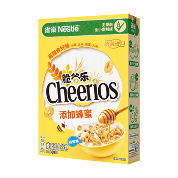 雀巢（Nestle）进口蜂蜜脆谷乐儿童300g谷物脆儿童营养麦片即食非油炸全谷物