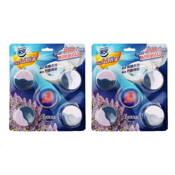 家安（HomeAegis） 自动洁厕宝厕所清洁洁净留香新旧包装（4+1块装）*2