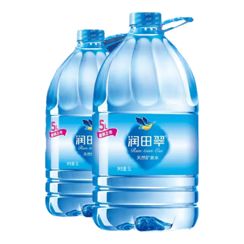 润田翠（runtian） 天然矿泉水 家庭饮用水 大桶装 5L*4桶 整箱装	