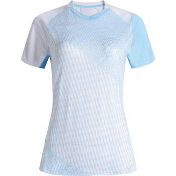 迪卡侬羽毛球服女速干羽毛球服短袖运动训练服IVJ1女款天空蓝L-4325184