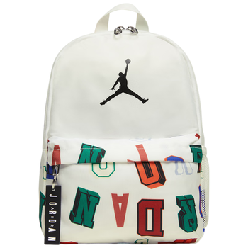 Jordan男女乔丹 聚酯纤维 书包背包 字母印花 双肩包DV5304-133白 均码