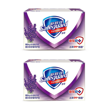 舒肤佳【特惠】薰衣草舒缓呵护香型香皂100克*2盒 自然清香