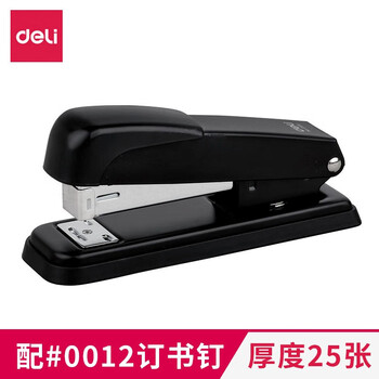 得力（deli） 0309订书机轻便型订书机金属材质订书机12#颜色随机