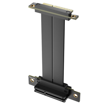 臻威PCIE4.0 X4显卡延长线(90度 向下9090) 5CM
