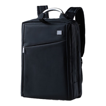 乐上（LEXON）电脑包15.6/16英寸双肩包男士双层书包商务旅行笔记本背包蓝黑色