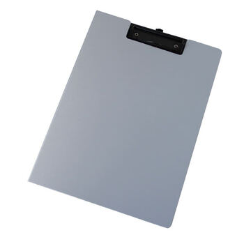 信发TN-5500（灰色）10个装 竖式A4文件版夹/资料夹/书写垫板/试卷夹 PP发泡对折横夹子办公用品