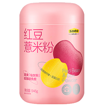 五谷磨房 红豆薏米粉赤小豆薏米即食速食早餐代餐粉546g