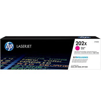 惠普（HP）202X（CF503X）原装硒鼓品红色单支装（适用hp m281fdw/254dw/254NW/280NW/281FDN）打印页数2500