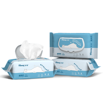 舒洁（Kleenex）湿厕纸80抽*3包家庭装洁厕湿巾纯水湿厕纸婴儿湿厕纸洁厕湿巾