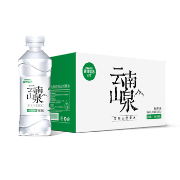 青啤优活（TSINGTAO）青啤优活张艺兴代言云南山泉358ml*24瓶 整箱装小瓶装水 弱碱性水