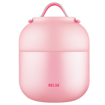 物生物（RELEA）焖烧杯不锈钢大容量焖烧壶保温饭盒桶上班便携宿舍焖粥汤壶礼物
