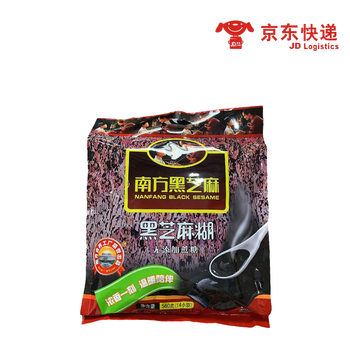 南方黑芝麻糊无蔗糖560g袋装 营养代餐办公室宿舍饱腹家庭早餐独立小包