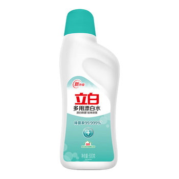 立白多用漂白水600g瓶 除菌漂白去渍除臭 居家清洁多用途