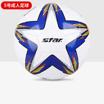 世达足球小学生专球耐磨青少年中考训练用球热帖款sb6445c-07蓝色5号