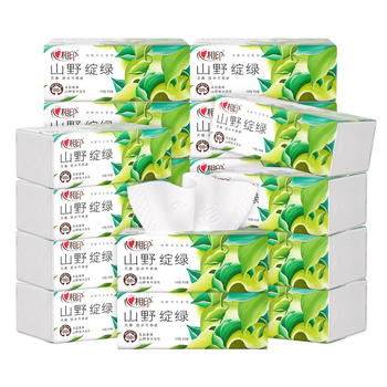 心相印【田栩宁同款】抽纸 纸巾 向野而生4层90抽20包M码 面巾纸 卫生纸