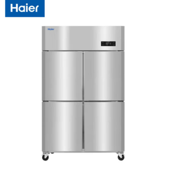 海尔（Haier） SL-1020C2D2S 厨房冰箱914升四门大容量 冷藏冷冻双温冰柜 饭店后厨餐厅食堂速冻保鲜冷柜