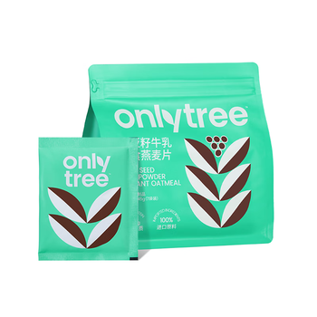 only tree奇亚籽牛乳即食燕麦片冲饮谷物代餐0添加蔗糖营养早餐245g