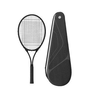 京东京造 小黑拍网球拍男女初学者减震大拍面大学生入门单人拍已穿线