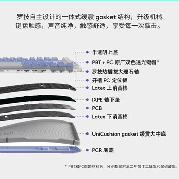 罗技(Logitech)ALTO KEYS K75M 琥珀系列 AI客制化无线机械键盘 热插拔大理石轴 黑色 罗技(Logitech)ALTO KEYS K75M 琥珀系列 AI客制化无线机械键盘 热插拔大理石轴 黑色