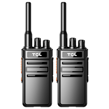 TCL【双台装】HT6 Plus 旗舰版对讲机 专业大功率远距离工地酒店户外商务办公无线电台