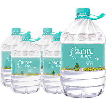 乐百氏饮用水天然水泉水5L桶装水 家庭分享装  5L *4桶