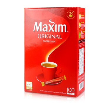 Maxim原味三合一咖啡100袋1.18kg东西麦馨韩国原装进口